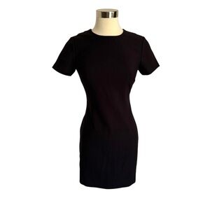 Likely Black Sheath Mini Dress Short Sleeve